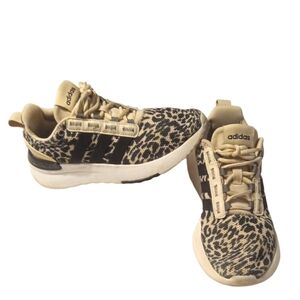 Adidas Racer Terrex Trail 21 Athletic Black Animal Print Big Girl Size 3.5 Shoe